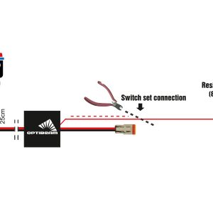 Комплект проводки для 1-ого фонаря DT-2PIN — изображение 3