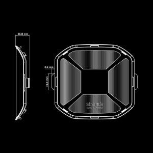 Желтая защитная накладка для SIBERIA X 4″ — изображение 7