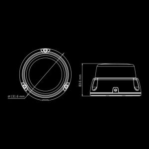 FREEDOM LIGHTHOUSE WARNING LIGHT BEACON 130MM — изображение 3