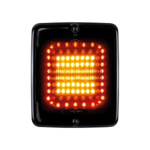 DARK KNIGHT SQUARE IZE LED, REAR/BRAKE/BLINKERS — изображение 3