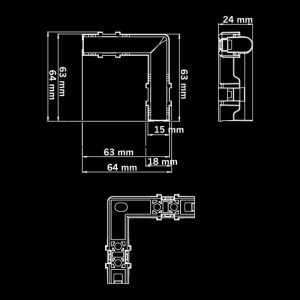 FREEDOM DARK LINE CORNER POSITION LIGHT WHITE — изображение 6