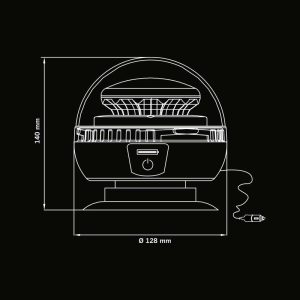 BIG ENERGY Янтарный сигнальный маяк (магнит) — изображение 6