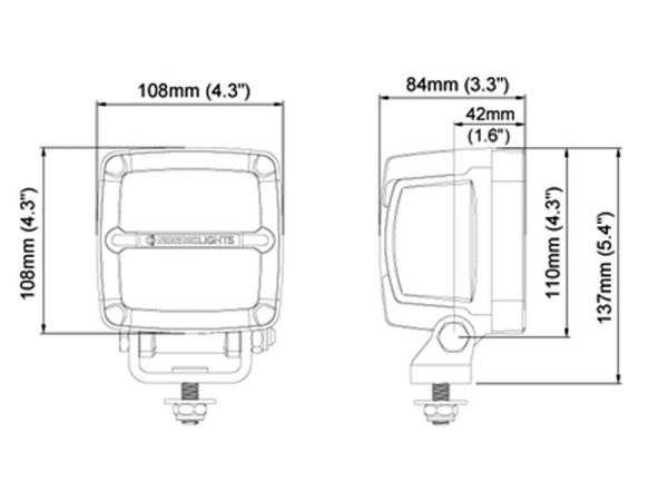 Scorpius Pro 3500 Wide Flood — рабочий фонарь | Мистер Андерсон