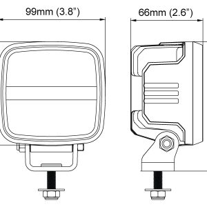Scorpius Go 420 Wide Flood Red — изображение 3