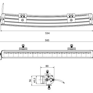 Wave II — светодиодная балка | Мистер Андерсон