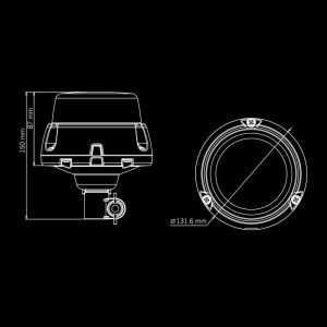 FREEDOM LIGHTHOUSE Сигнальный маяк 130MM (на ножке) — изображение 4