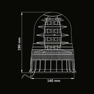 BIG ENERGY XL Сигнальный маяк (янтарная линза) — изображение 7
