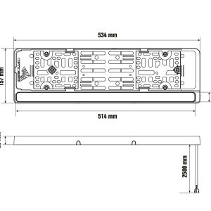 E-Bar Reverse (задний ход) — светодиодная балка | Мистер Андерсон