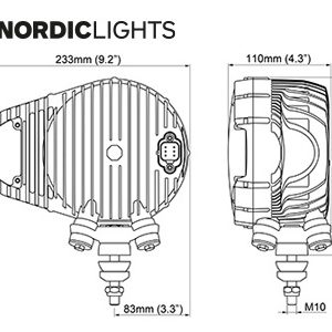 Sculptor N6002 - левый — рабочий фонарь | Мистер Андерсон