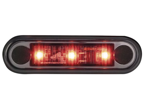 Optibeam Dark phantom rear position light, red