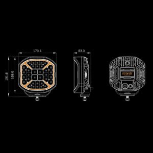 SIBERIA X 7″ — светодиодные ходовые огни | Мистер Андерсон