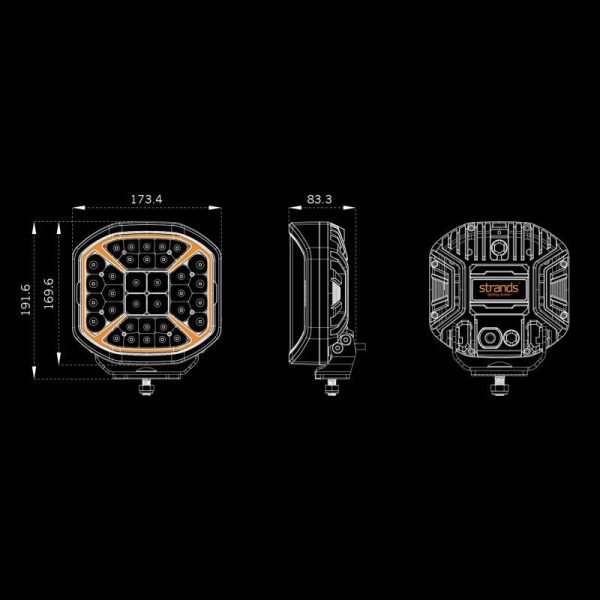 SIBERIA X 7″ — светодиодные ходовые огни | Мистер Андерсон