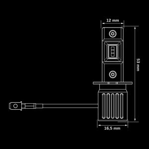 BIG ENERGY комплект LED лампочек H3 — изображение 3