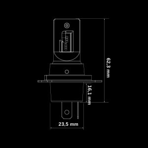 BIG ENERGY комплект LED лампочек H4 — комплект проводки | Мистер Андерсон